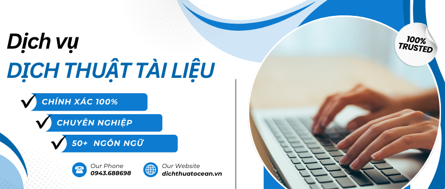 Dịch vụ dịch thuật Tài liệu Chuyên nghiệp